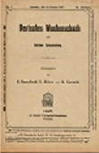 DEUTSCHES WOCHENSCHACH / 1907 vol 23, no 1